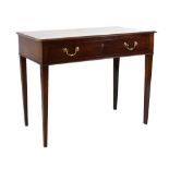 19th Century mahogany side table fitted one long drawer