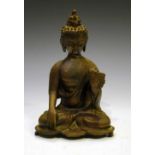 South East Asian bronze figure of Buddha