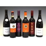 Six bottles of Italian red wine