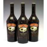 Three 1 litre bottles of Baileys Original Irish Cream