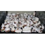 Quantity of crested ware china