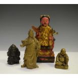 Chinese painted wooden figure