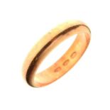 Gold wedding band