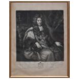 18th Century engraving - Sir John Moore, Lord Mayor of London