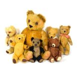 Quantity of vintage plush toys/ bears