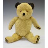 Vintage golden mohair teddy bear