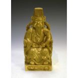 Brass figure of Chinese Emperor