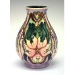 Moorcroft pottery - 'Blakeney' pattern vase,