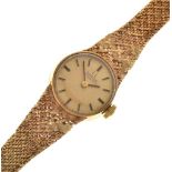 Omega - Lady's 9ct gold automatic wristwatch
