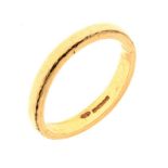 22ct gold wedding band