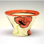 Floral painted bowl marked 'Lithgow'