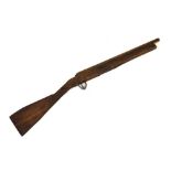 Circa WWII primitive wooden drill rifle