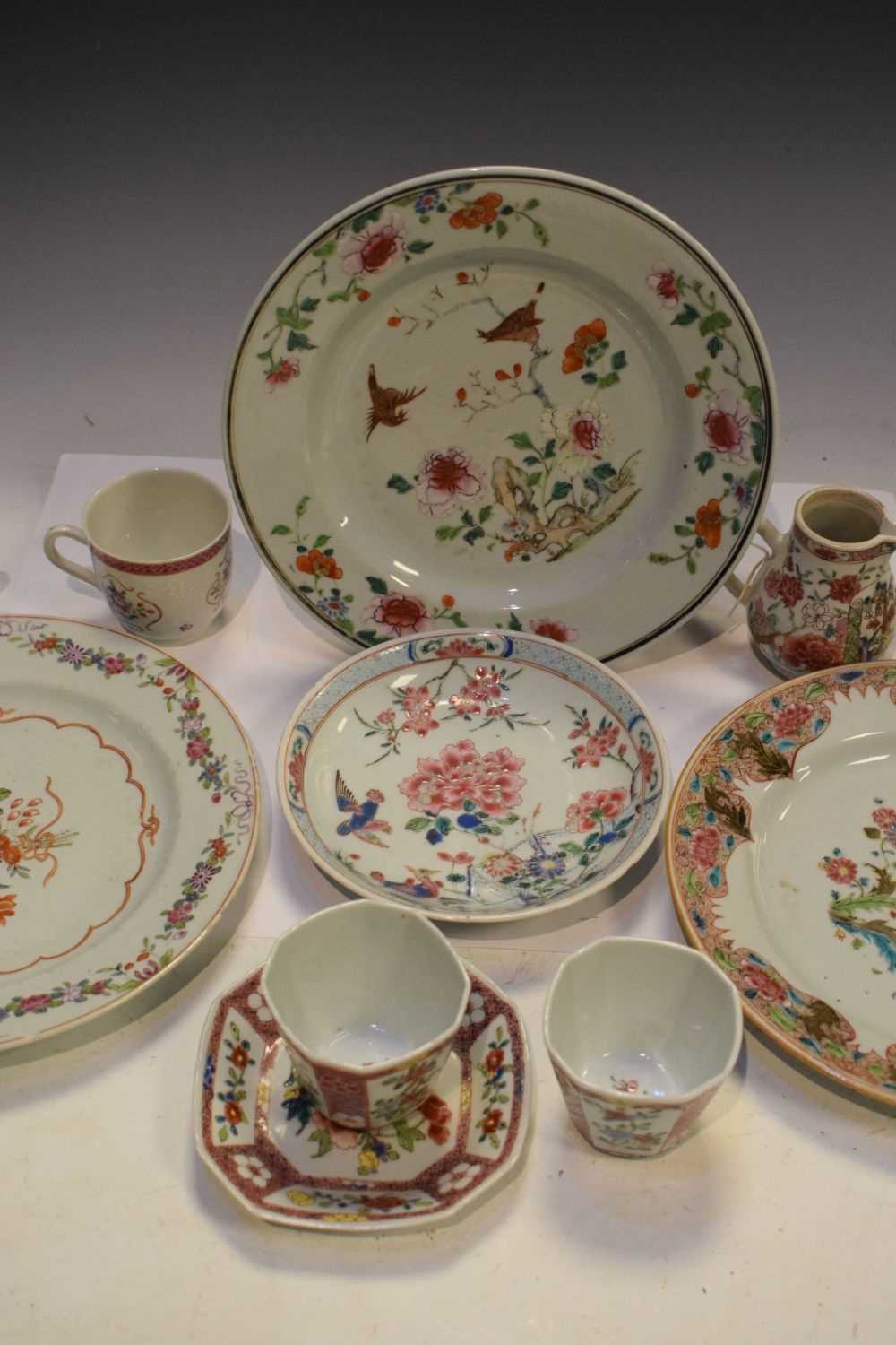 Quantity of Chinese Famille Rose export porcelain - Image 4 of 8