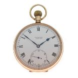 Gentleman's 'Butt & Co. Ltd' Chester 9ct gold pocket watch