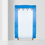 Cristal Art, mirror with hangers Italy, 1960s 190x116x3.5 cm.