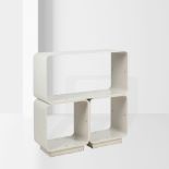 Fiarm, modular bookcase Italy, 1970s 98x92,5x30 cm.