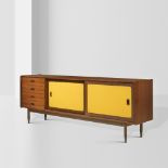 Italian manufacture 1960/70s 80x220x48 cm.