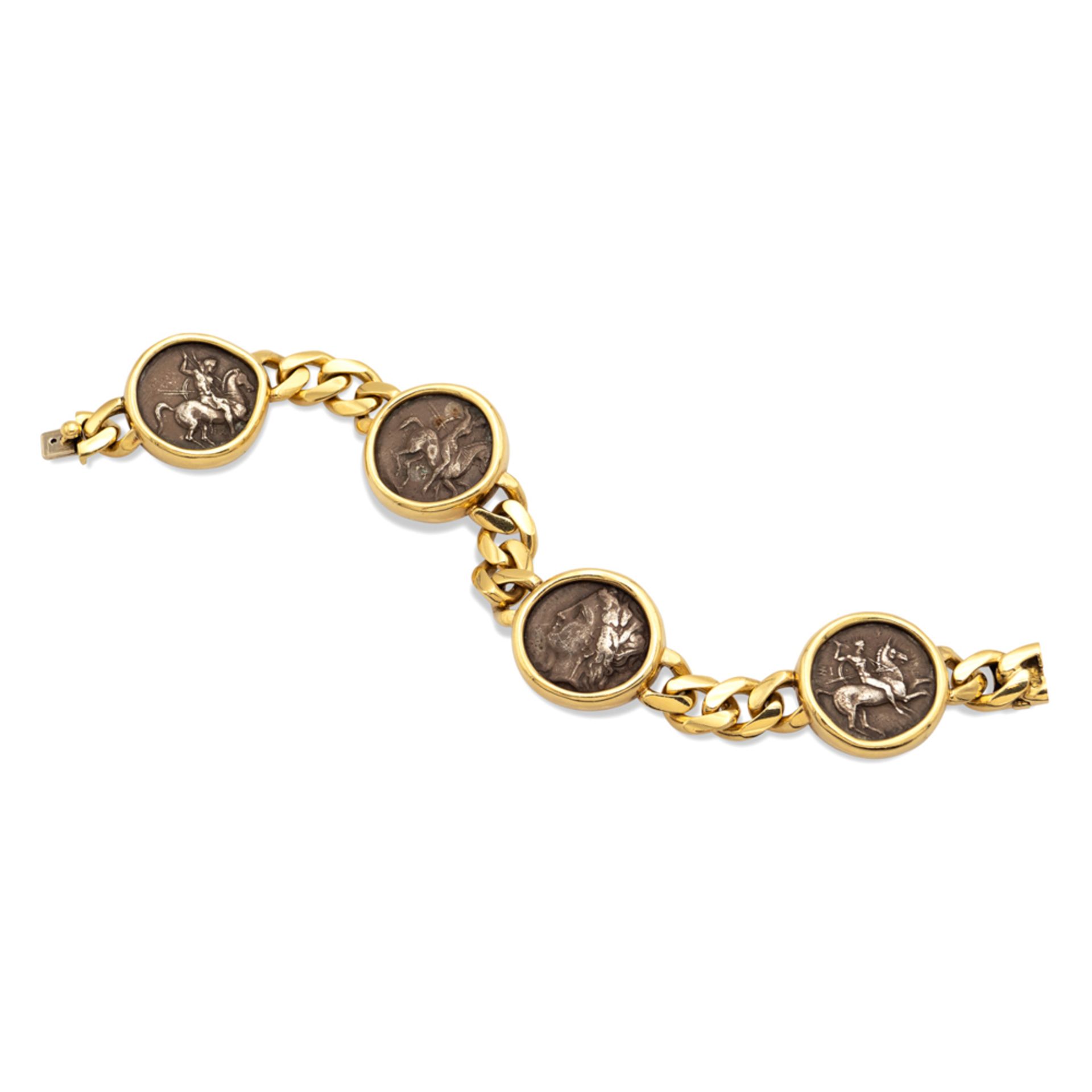 Bulgari Monete collection, bracelet weight 83 gr.