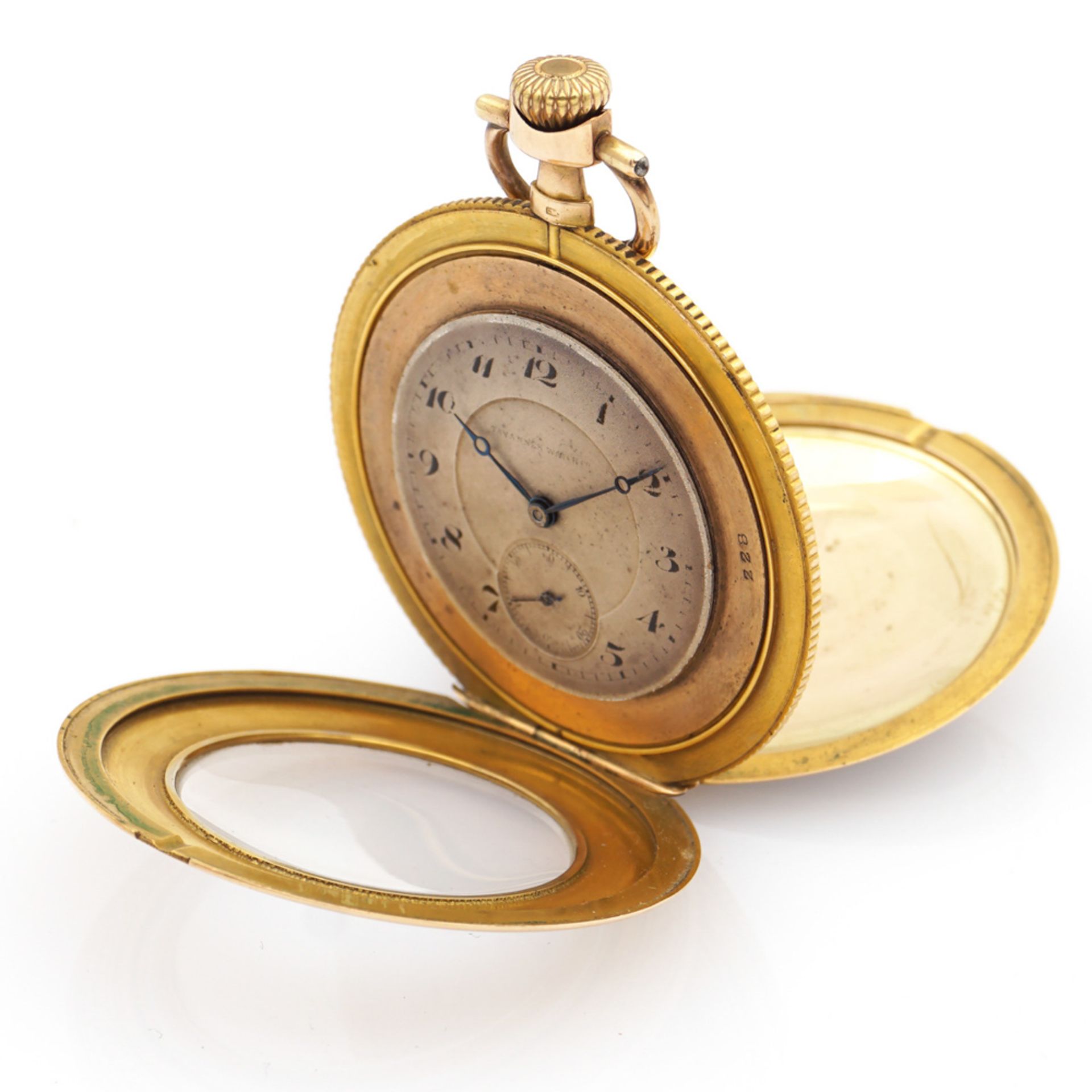 Tavannes Watch, pocket watch early 20th century weight 55,5 gr. - Image 3 of 4