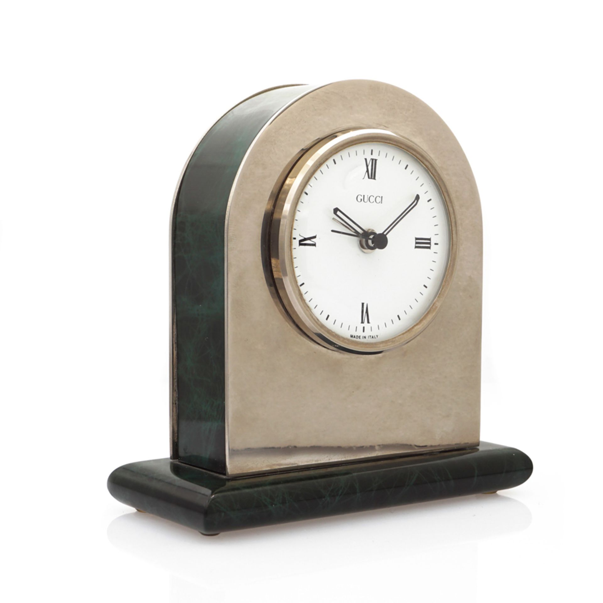 Gucci, vintage table clock 13,5x13x6 cm. - Bild 2 aus 2