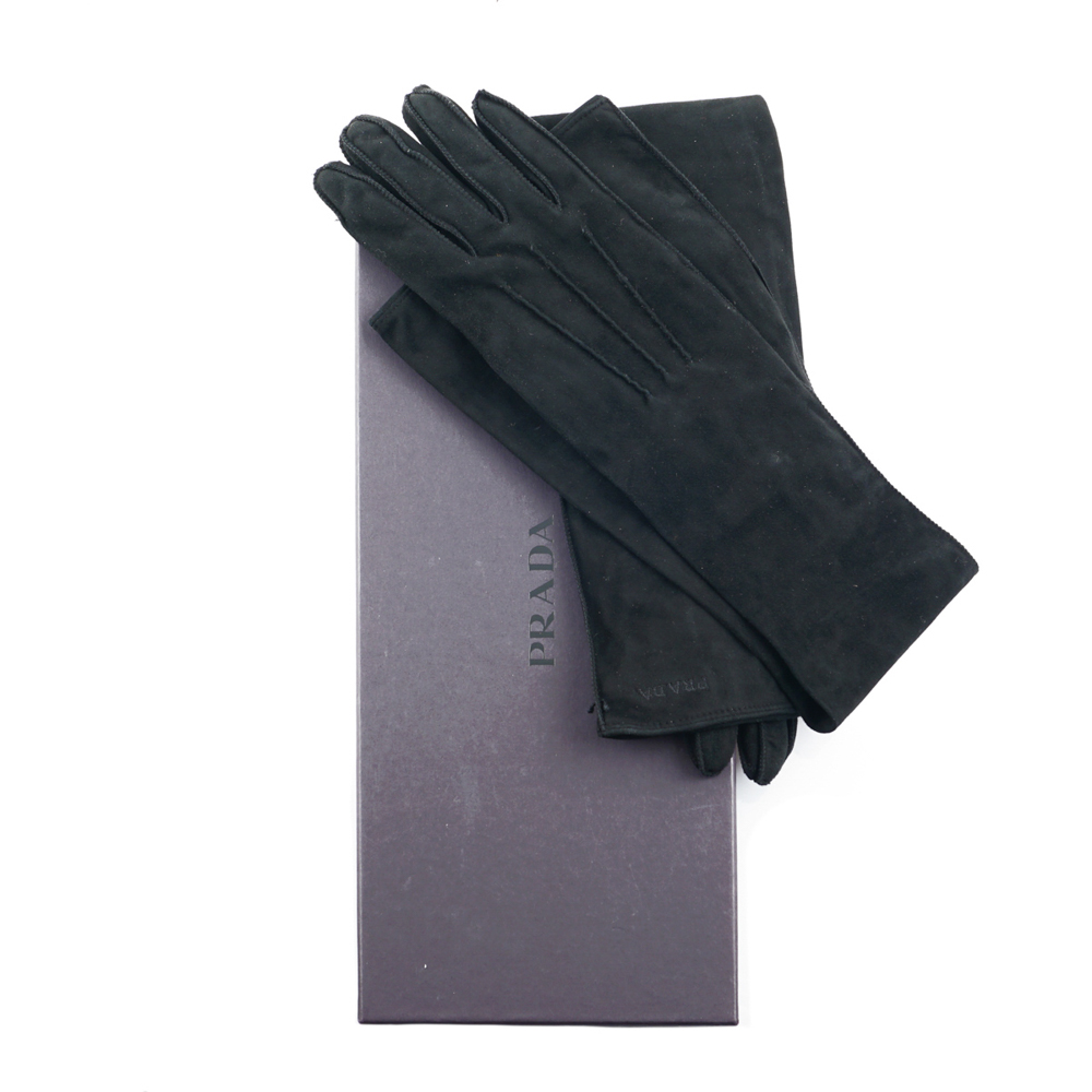 Prada, long vintage gloves size 7 - Image 2 of 3