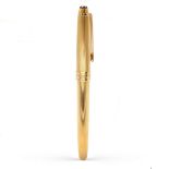 Montblanc Meisterstuck n. 144 Vermeille collection, fountain pen 1970/80s l. 13,5 cm.