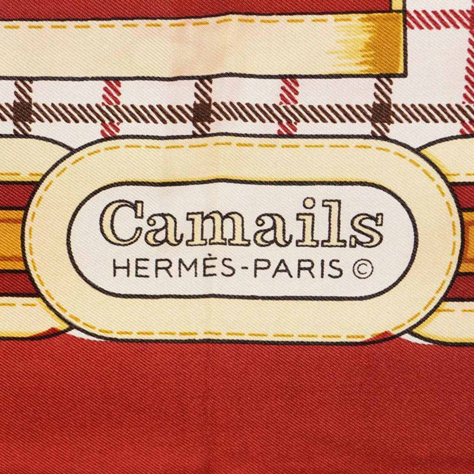Hermès Camails collection scarf 90x90 cm. - Bild 2 aus 3