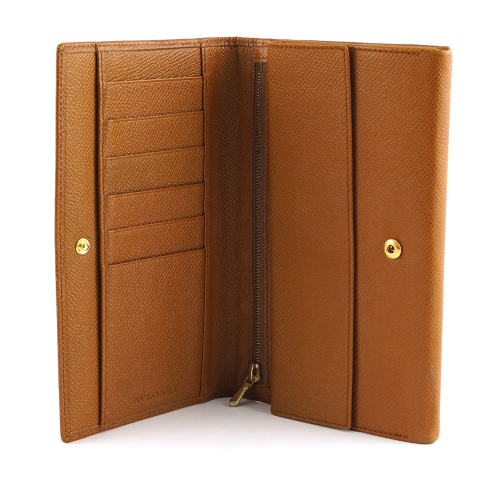 Bulgari BB collection, vintage wallet 18,7x10,5x1,5 cm. - Image 2 of 4