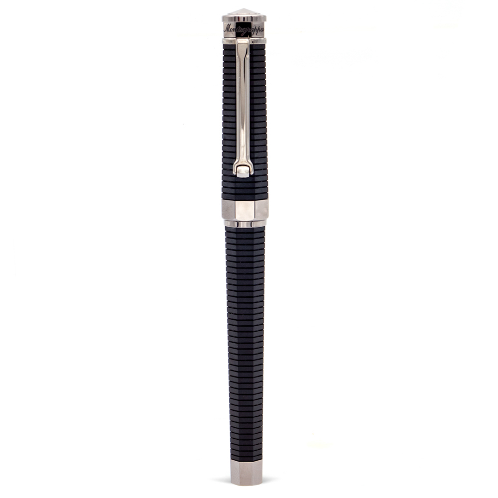 Montegrappa NeroUno Linea collection, fountain pen 2000s l. 14,5 cm.