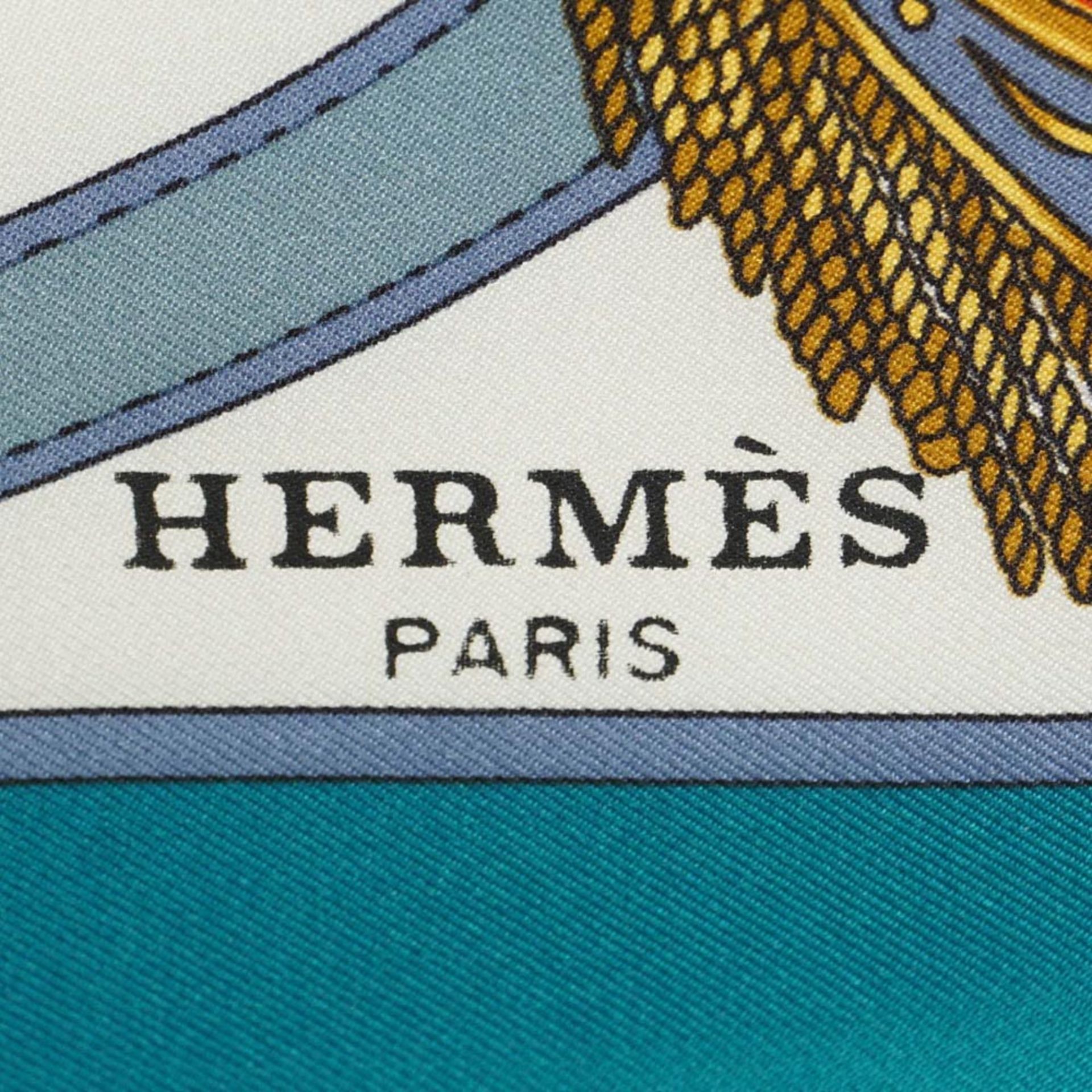 Hermès, vintage foulard 90x90 cm. - Bild 2 aus 2