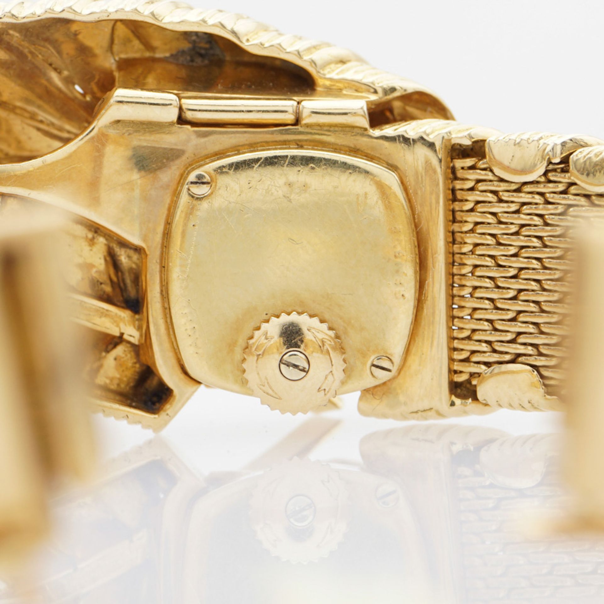Vacheron & Constantin, 18kt yellow gold and diamond watch bracelet French marks, 1950/60s weight 69, - Image 3 of 3