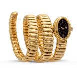 Bulgari Tubogas collection, snake watch bracelet 2000s weight 84 gr.