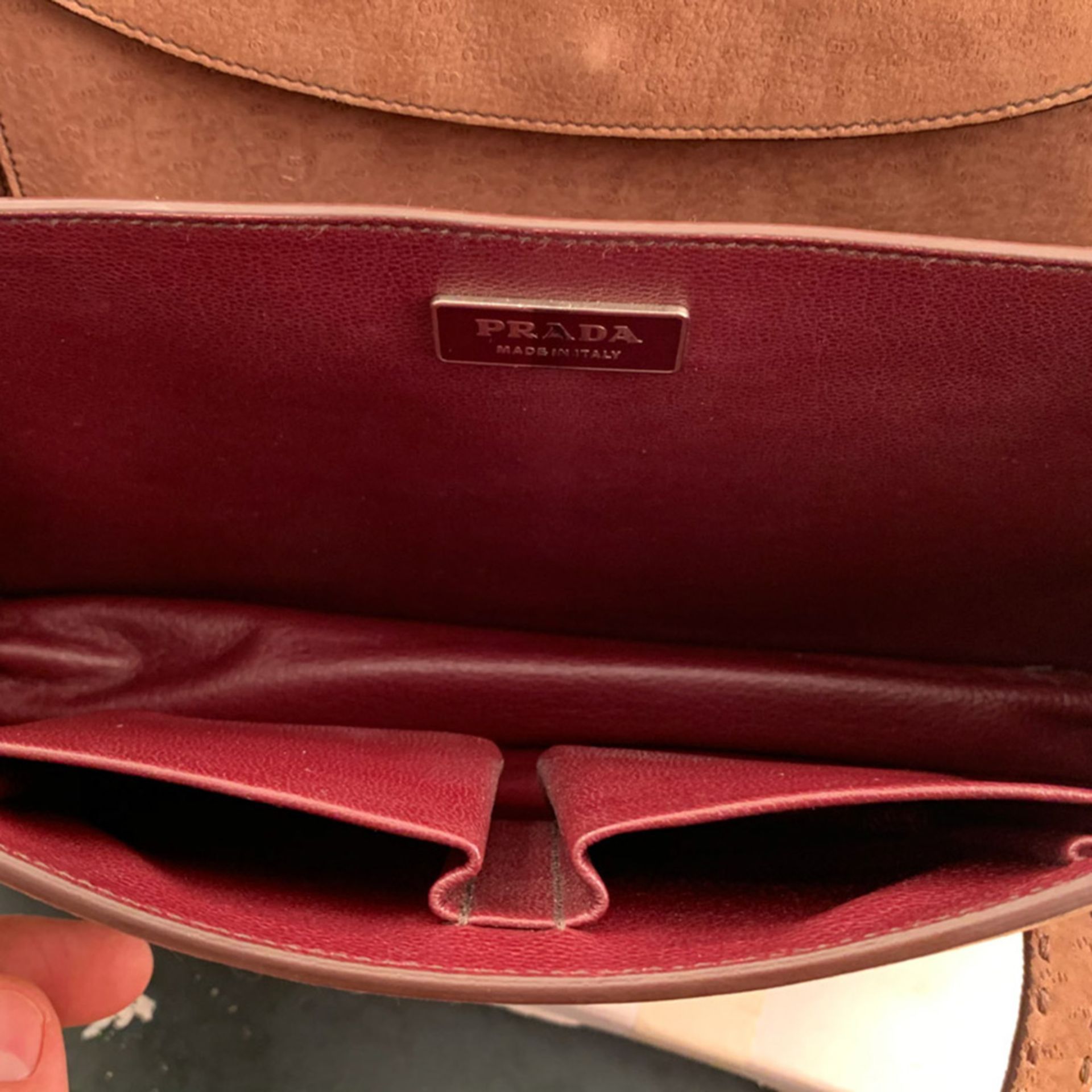 Prada, vintage hand bag 19x30x7 cm - Image 6 of 7