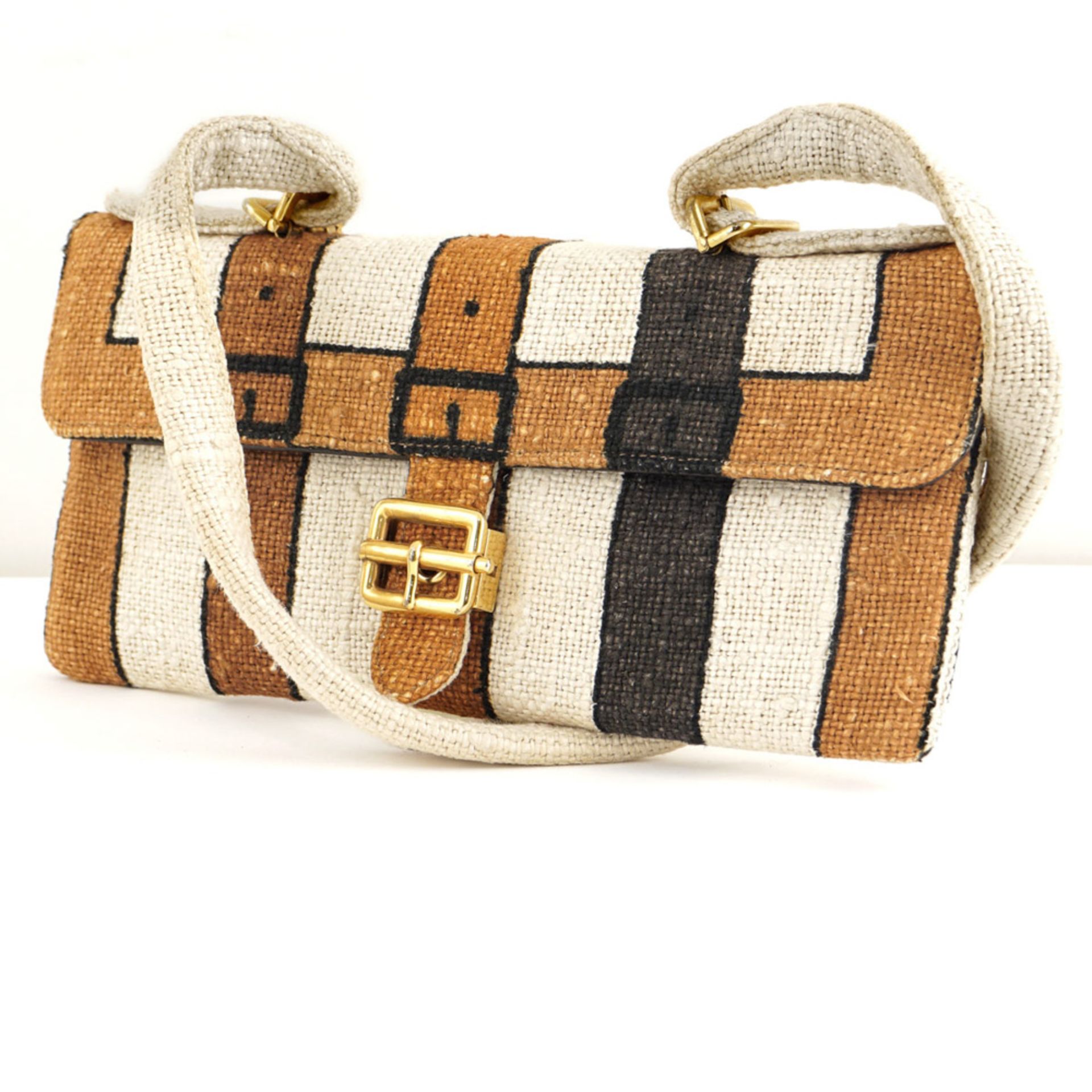 Roberta di Camerino, vintage bag 23,5x11,5x2 cm. - Image 3 of 6