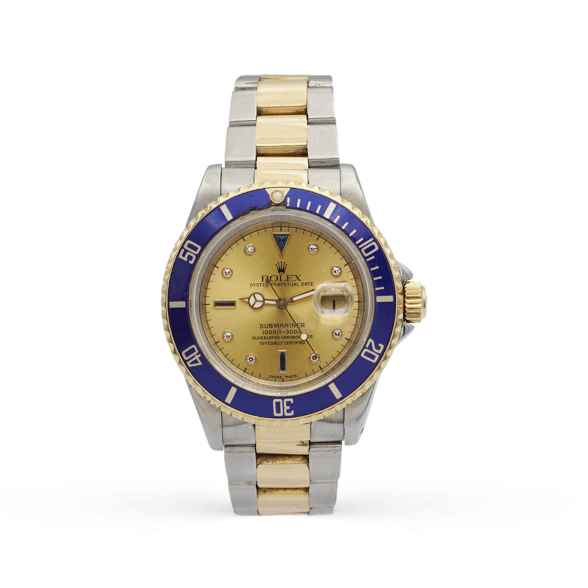Rolex Submarine Sultan Oyster Perpetual Date, wrist watch 1990s