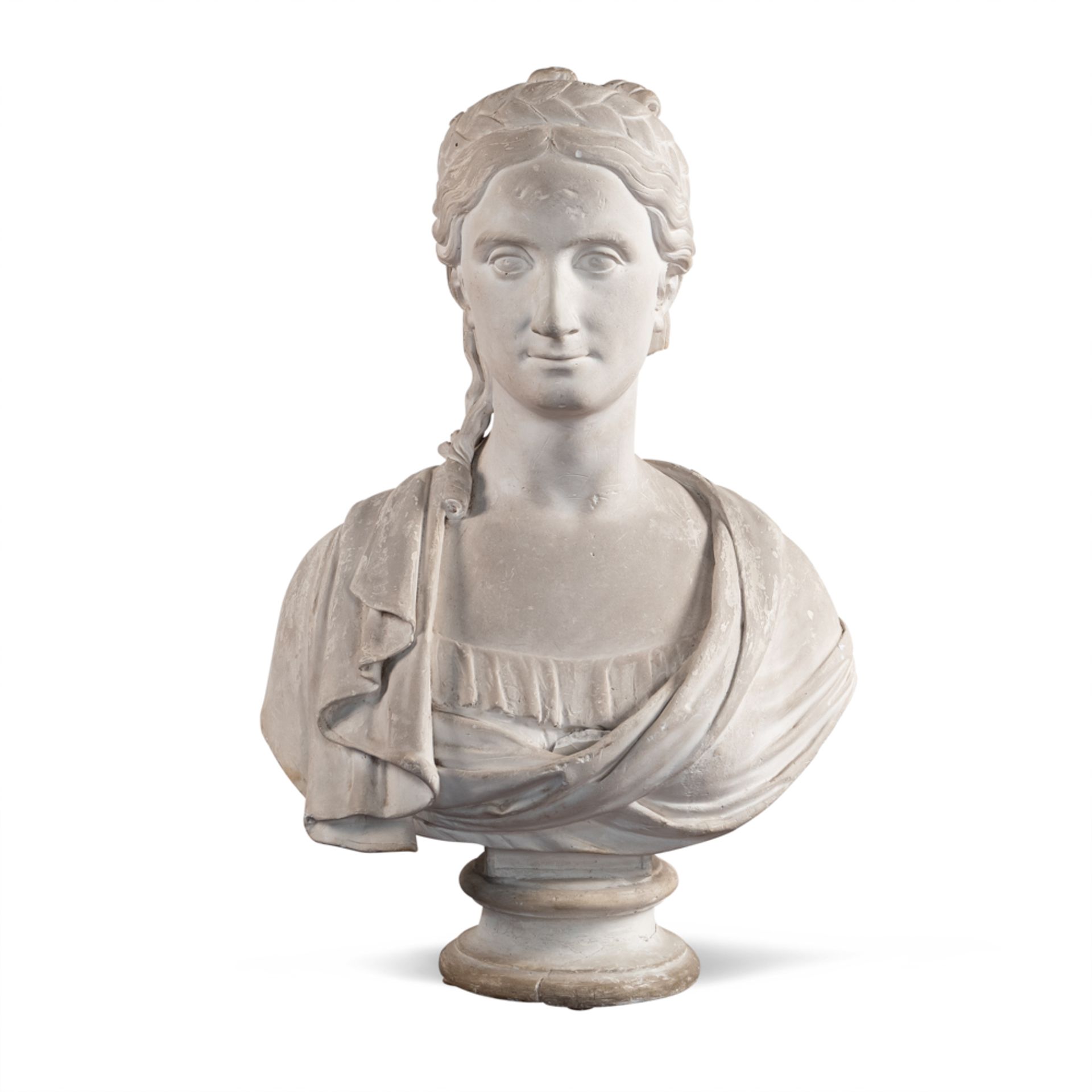 Gesso sculpture Italy, 19th century 63x43x23 cm.