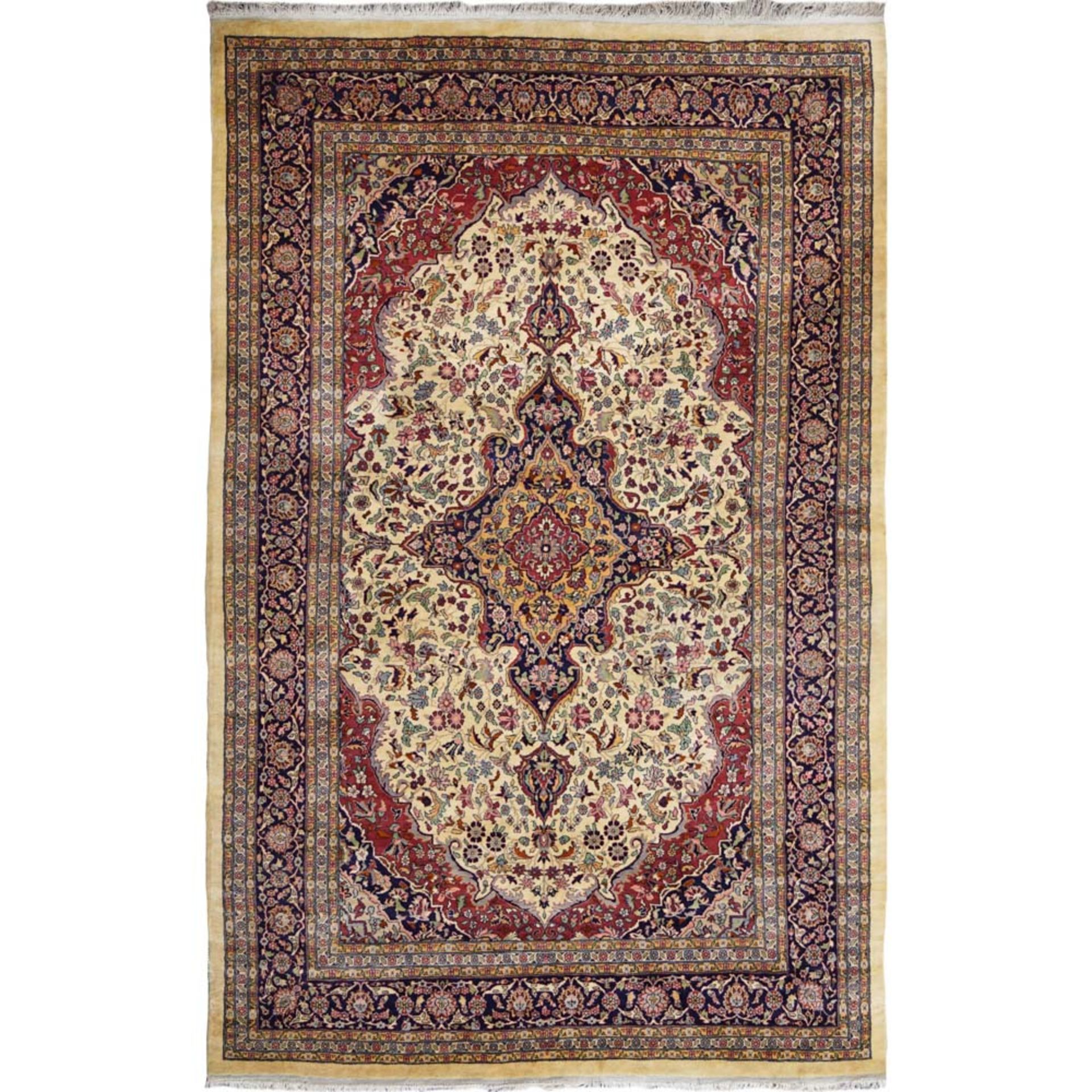 Oriental carpet 20th century 320x216 cm.