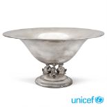 Silver centerpiece stand Italy, 20th century weight 764 gr.