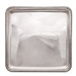 Silver tray Italy, 20th century weight 658 gr