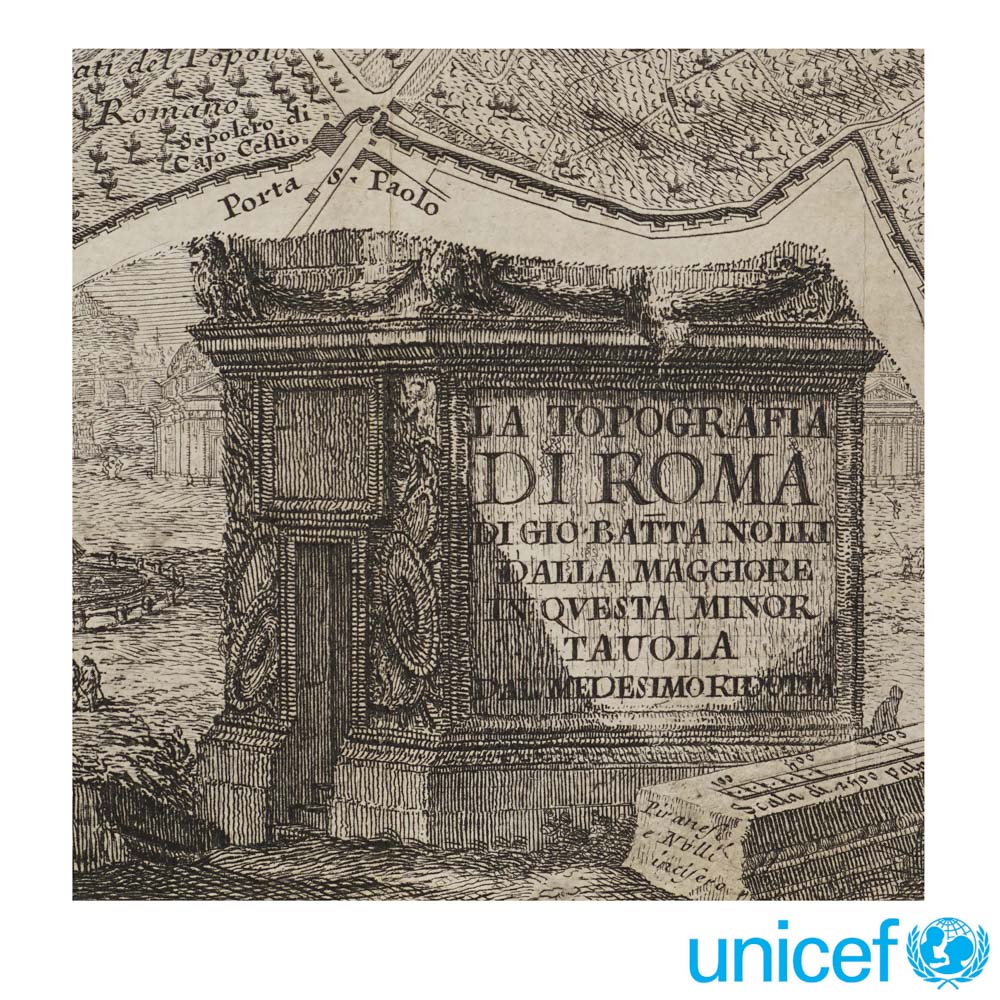 Giovanni Battista Nolli (1701-1756), Giovanni Battista Piranesi (1720-1778) 19th-20th century 47x68 - Image 3 of 3