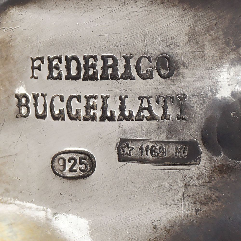 Federico Buccellati, large silver centerpiece (2) Italy, 1980s gros weight 2510 gr. - Image 3 of 3