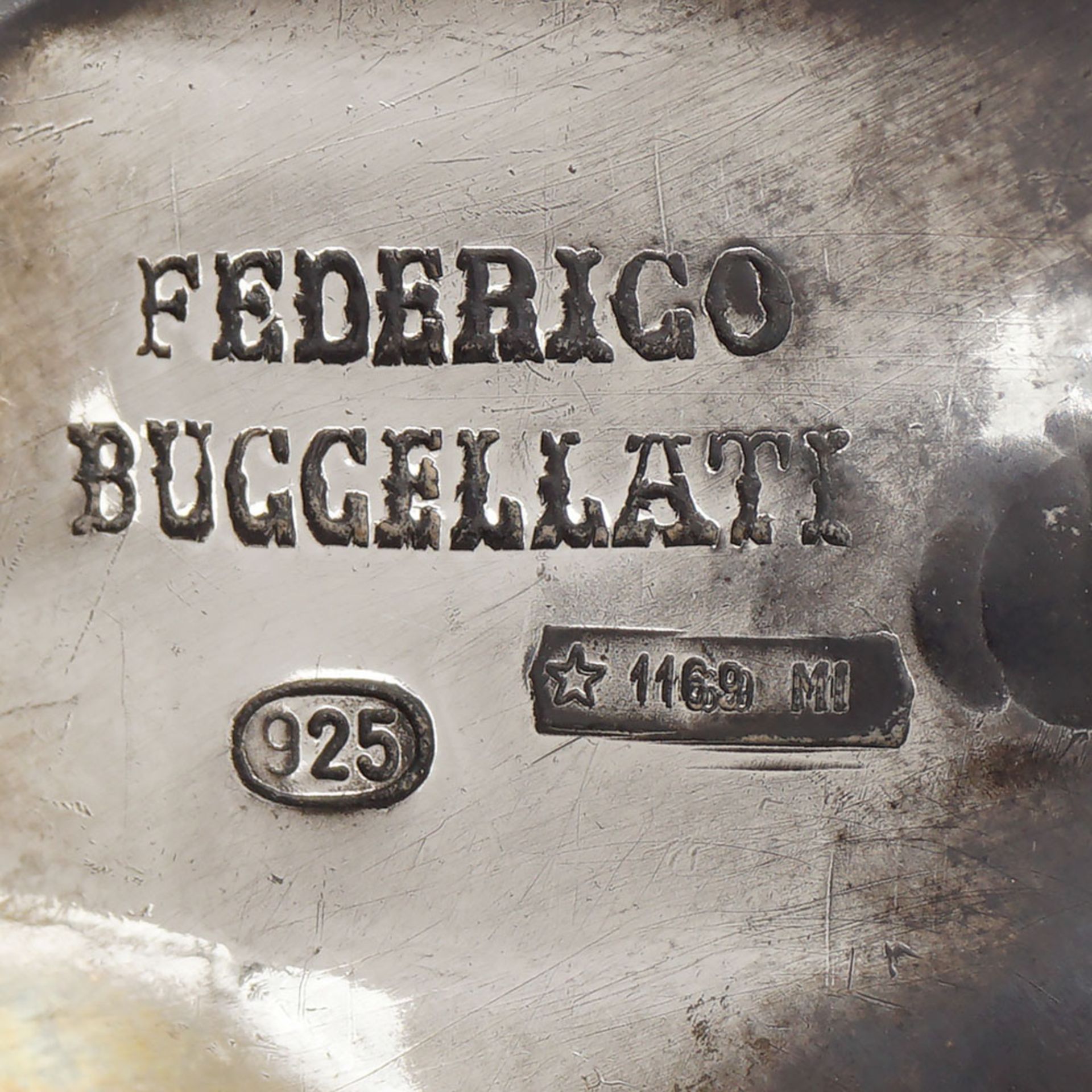 Federico Buccellati, large silver centerpiece (2) Italy, 1980s gros weight 2510 gr. - Bild 3 aus 3