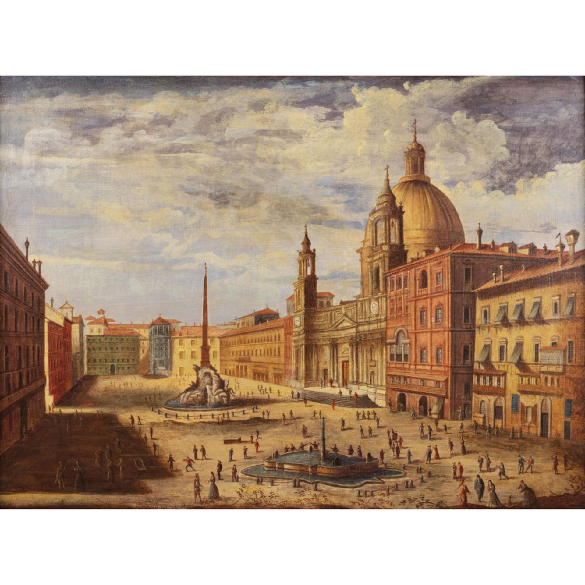 European painter 18th-19th century 75x100 cm.