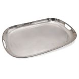 Two handled silver tray Italy, 20th century weight 1200 gr