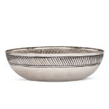 Oval silver centerpiece Italy, 20th century weight 858 gr.