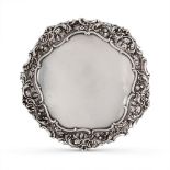 Silver salver Italy, 20th century weight 655 gr.