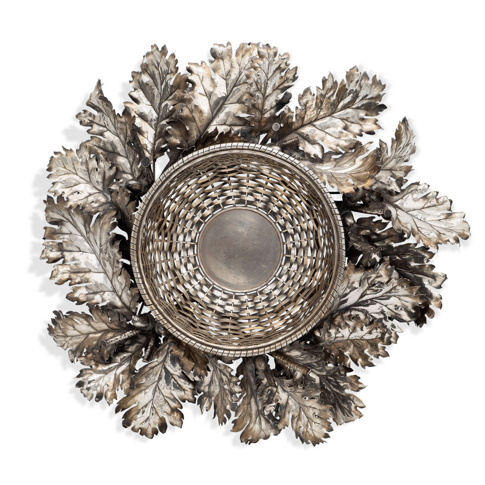 Federico Buccellati, large silver centerpiece (2) Italy, 1980s gros weight 2510 gr. - Image 2 of 3