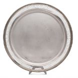 Silver tray Italy, 20th century weight 1038 gr