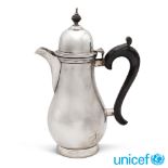 Silver coffee pot, Petochi Roma collection Italy, 20th century weight 438 gr.