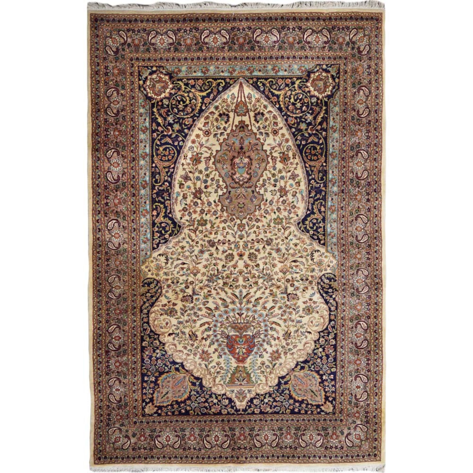 Oriental prayer carpet 20th century 280x185 cm.